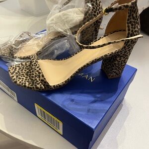 Stuart Weitzman Leopard Print Heels